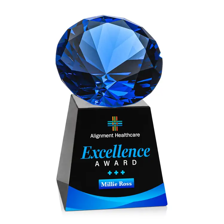 Fortino Optical Crystal Award - Multicolor #11