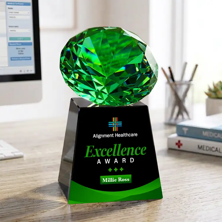 Fortino Optical Crystal Award - Multicolor #16