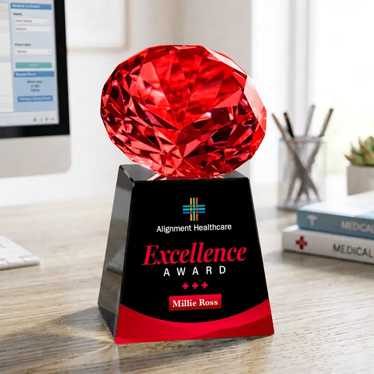Fortino Optical Crystal Award - Multicolor #19