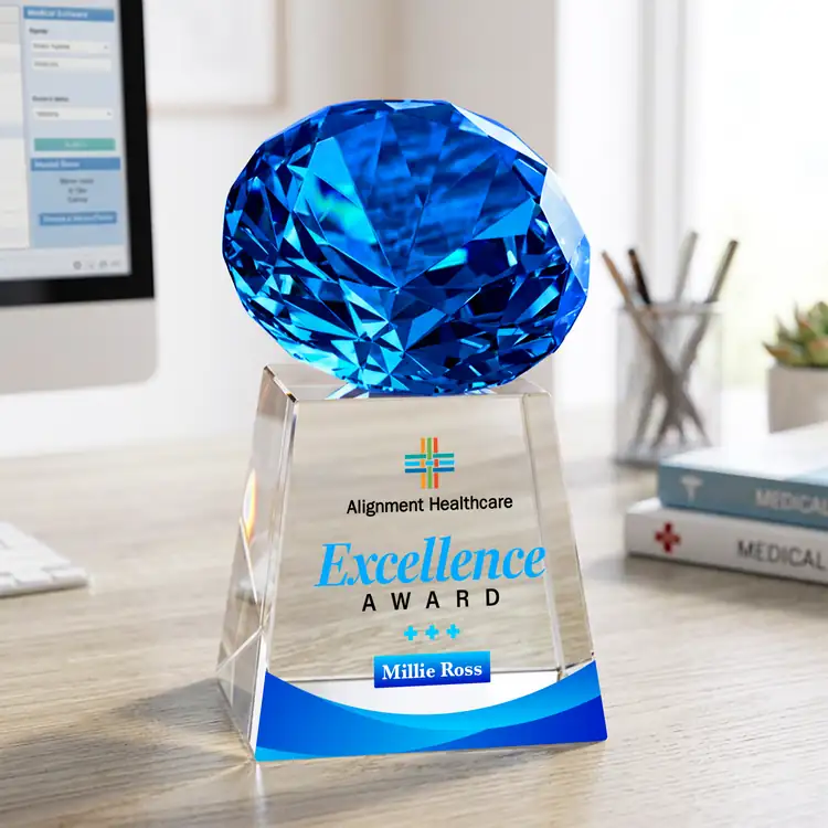Fortino Optical Crystal Award - Multicolor #20