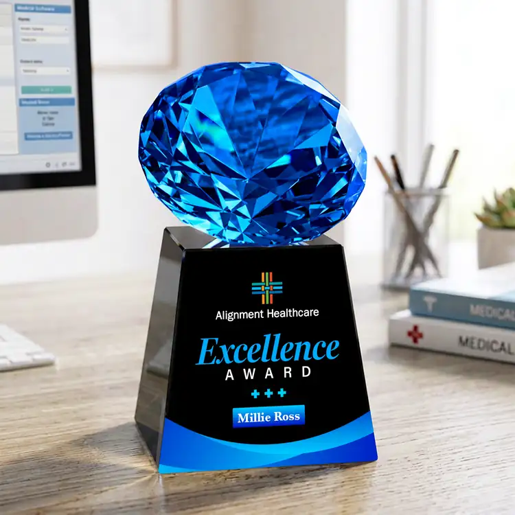 Fortino Optical Crystal Award - Multicolor #21