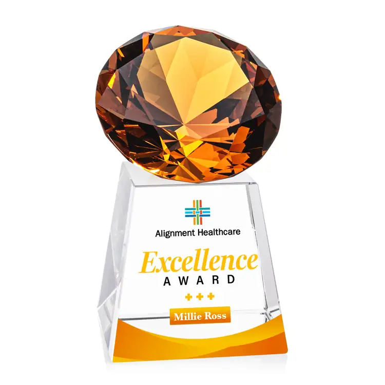 Fortino Optical Crystal Award - Multicolor #3