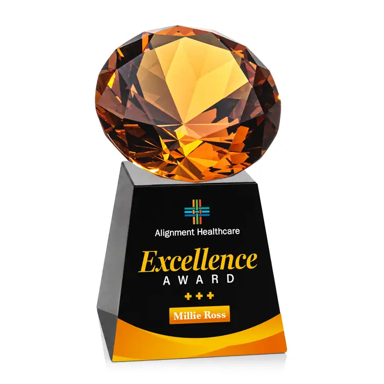 Fortino Optical Crystal Award - Multicolor #4