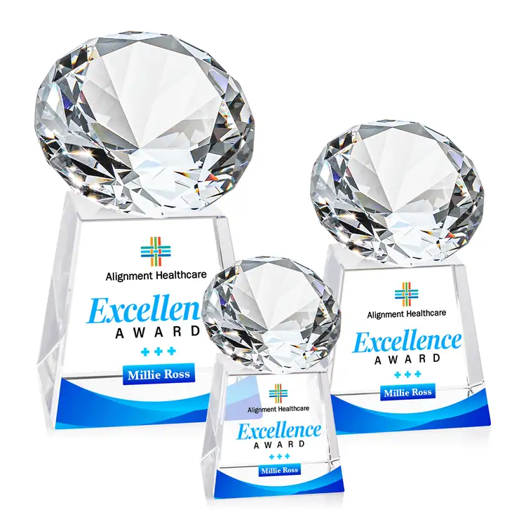 Fortino Optical Crystal Award - Multicolor