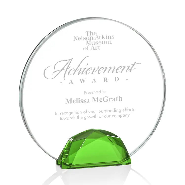 Galveston Award - Starfire Crystal - Engraved #3