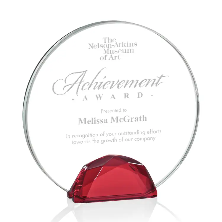 Galveston Award - Starfire Crystal - Engraved #6