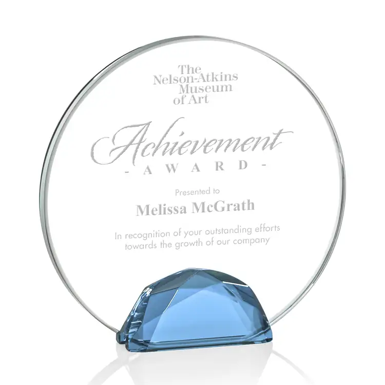 Galveston Award - Starfire Crystal - Engraved #7