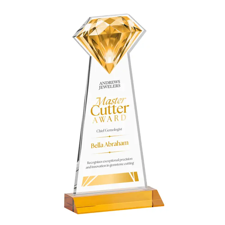 Gemstone Starfire Crystal Award - Multicolor #3