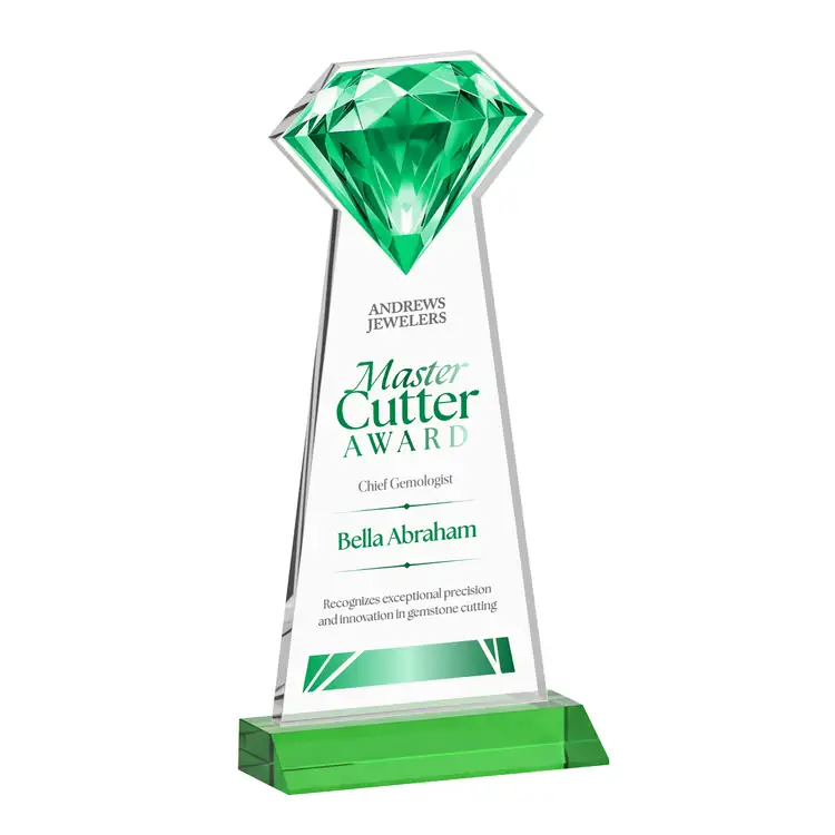Gemstone Starfire Crystal Award - Multicolor #4