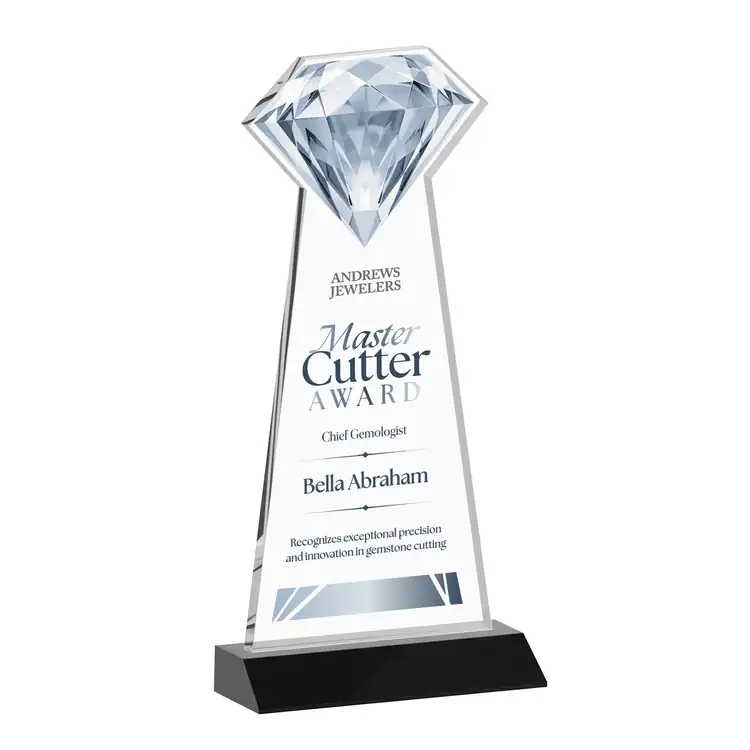 Gemstone Starfire Crystal Award - Multicolor #5