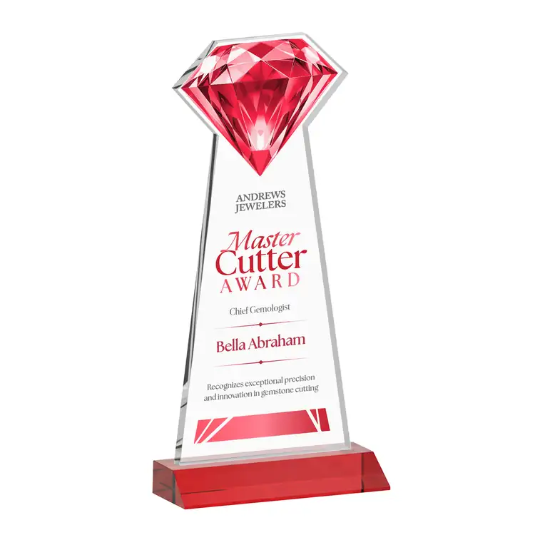 Gemstone Starfire Crystal Award - Multicolor #8