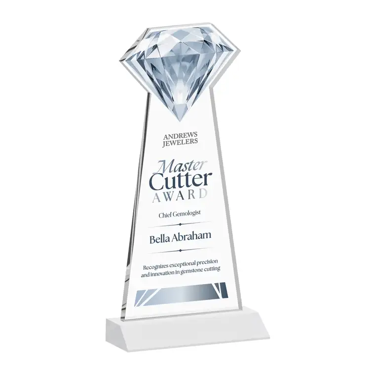Gemstone Starfire Crystal Award - Multicolor #9