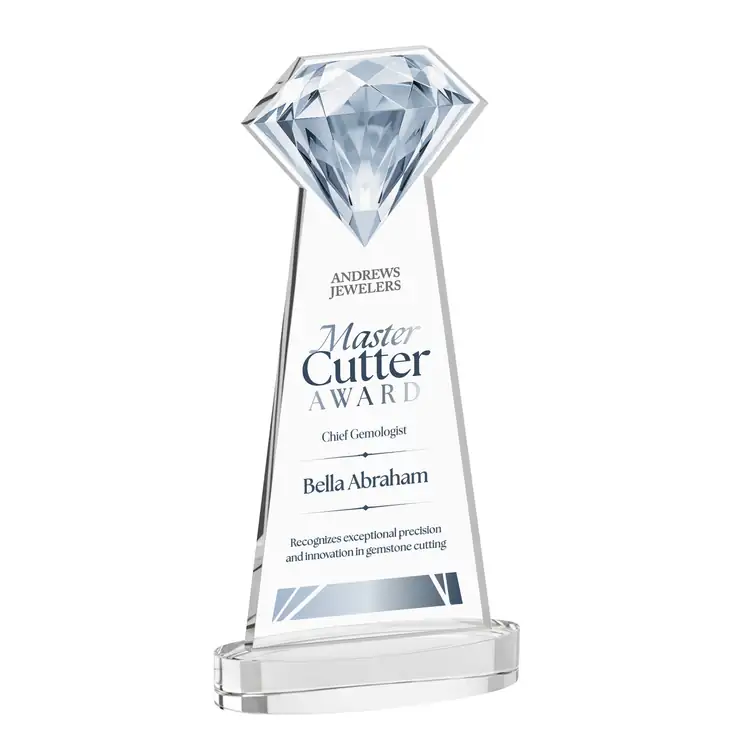 Gemstone Starfire Crystal Award on Alberton Base - Multicolor #2