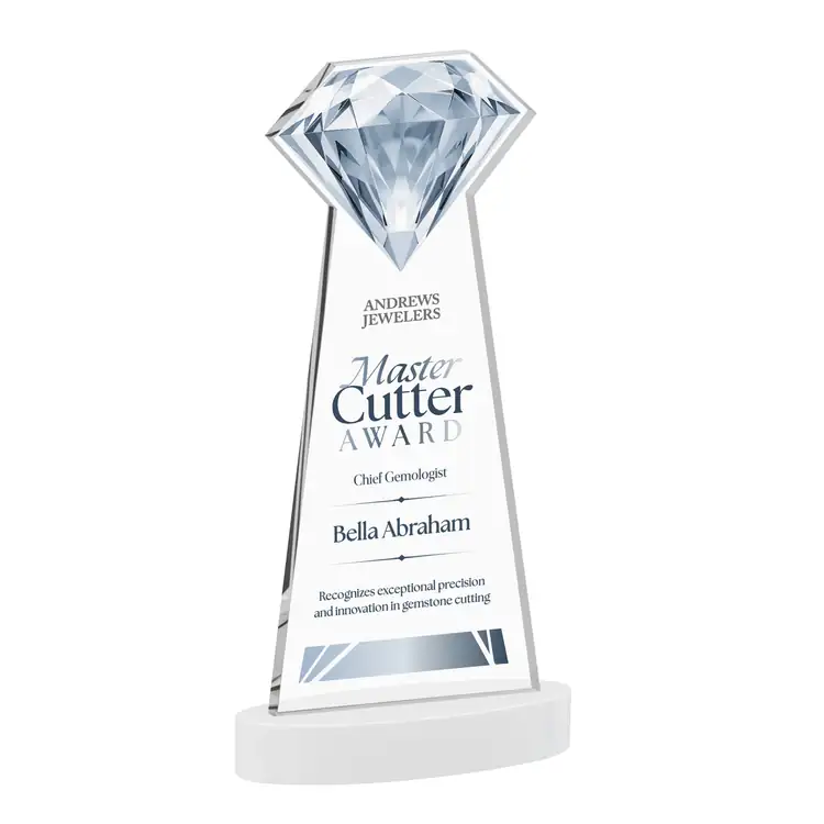 Gemstone Starfire Crystal Award on Alberton Base - Multicolor #9