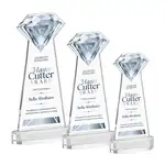 Trophée Gemstone en cristal Starfire sur socle Alberton - Multicolore