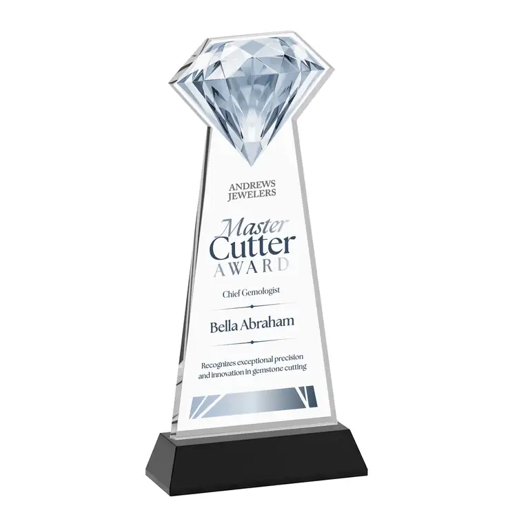 Gemstone Starfire Crystal Award on Hartford Base - Multicolor #5