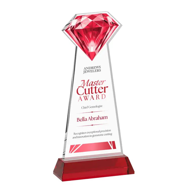 Gemstone Starfire Crystal Award on Hartford Base - Multicolor #8