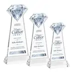 Trophée Gemstone en cristal Starfire sur socle Hartford - Multicolore
