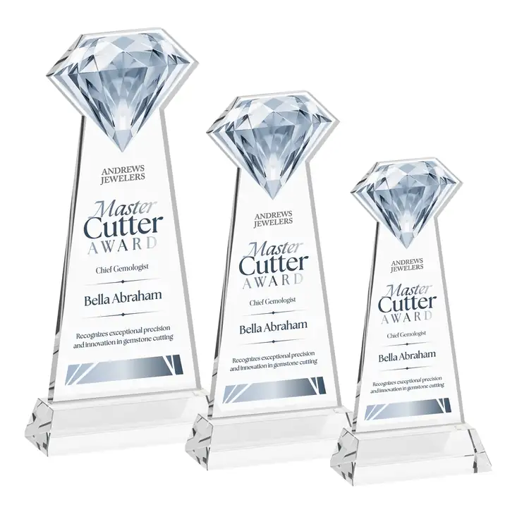 Gemstone Starfire Crystal Award on Hartford Base - Multicolor