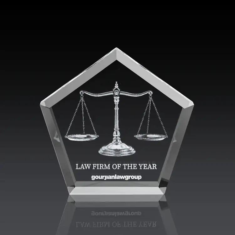 Genosee Optical Crystal Award - 3D Engraving #2