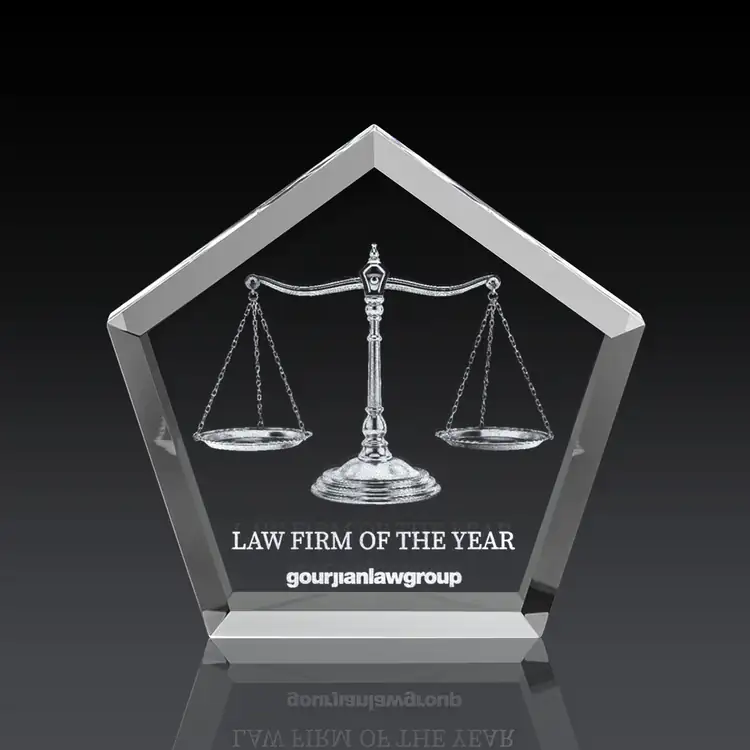 Genosee Optical Crystal Award - 3D Engraving #3
