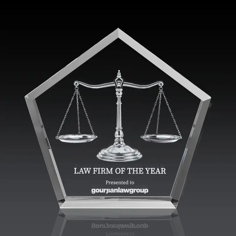 Genosee Optical Crystal Award - 3D Engraving #5