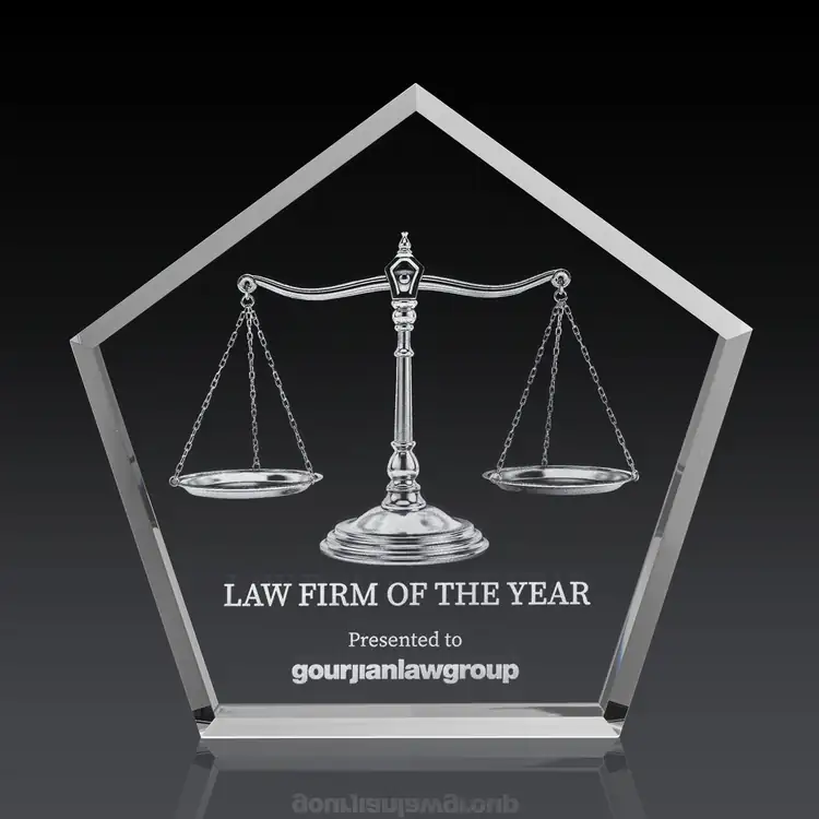 Genosee Optical Crystal Award - 3D Engraving #6