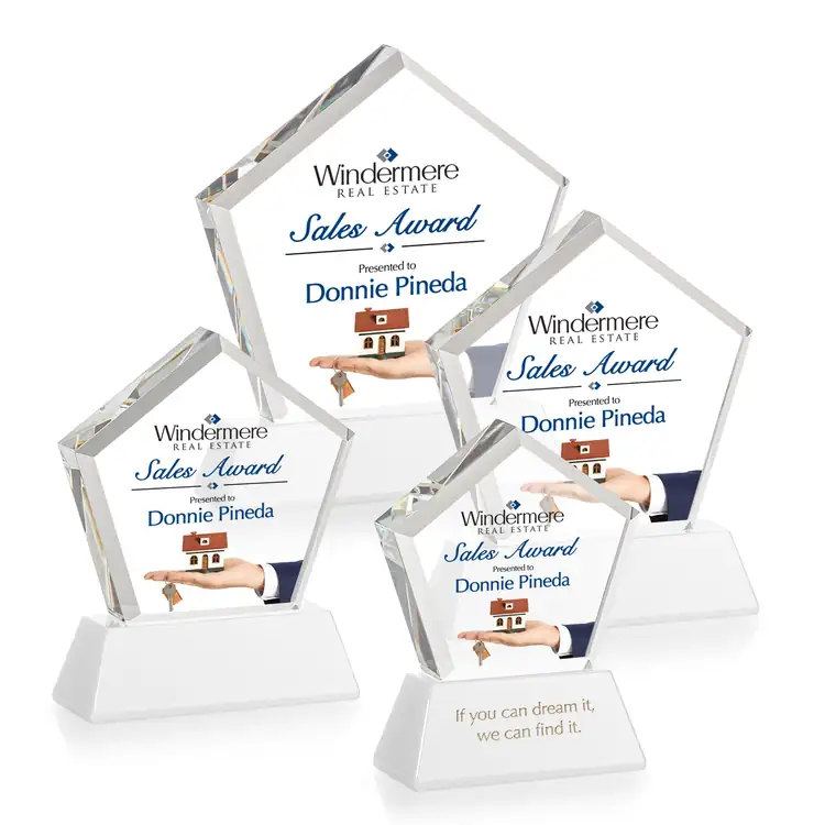 Genosee Optical Crystal Award on Base - Multicolor #31