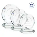 Trophée Gibralter en cristal Starfire - Gravure