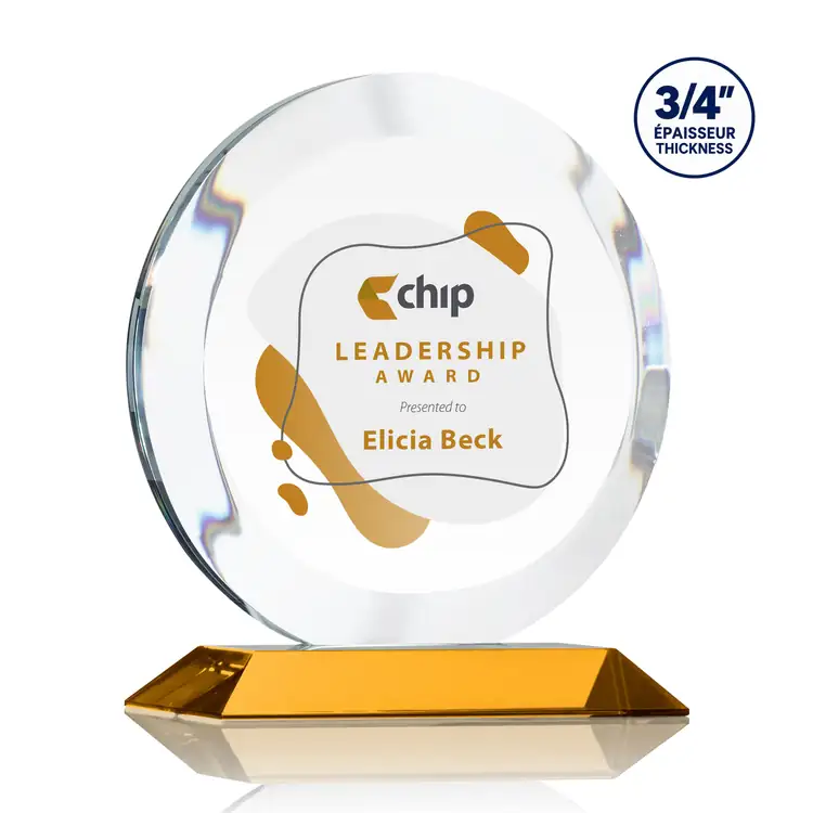 Trophée Gibralter en cristal Starfire - Multicolore #4