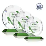 Trophée Gibralter en cristal Starfire - Multicolore