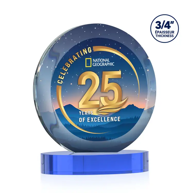 Gibralter Starfire Crystal Award on Alberton Base - Multicolor #10