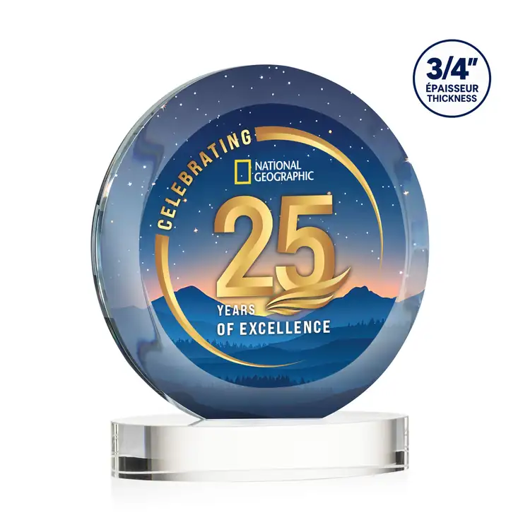Gibralter Starfire Crystal Award on Alberton Base - Multicolor #2