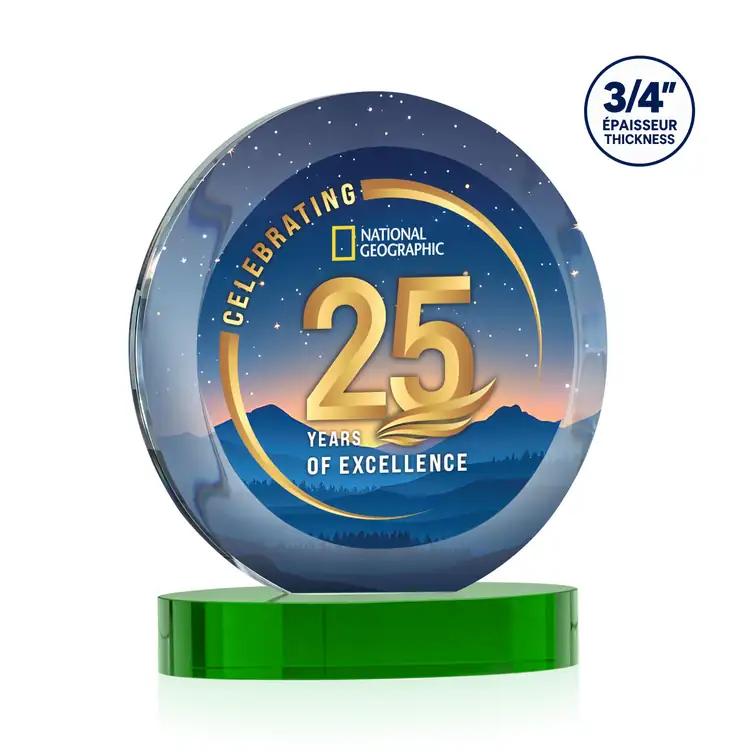 Gibralter Starfire Crystal Award on Alberton Base - Multicolor #5