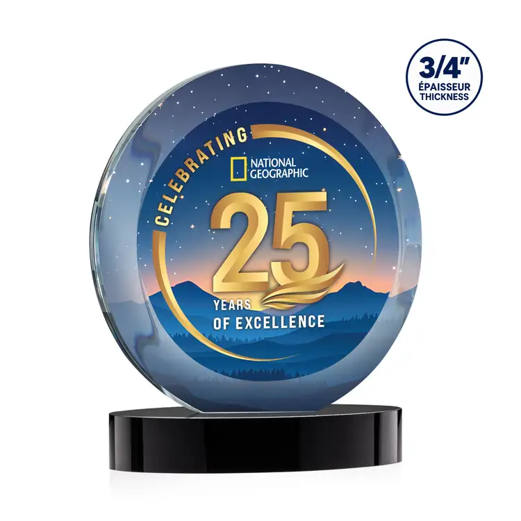 Gibralter Starfire Crystal Award on Alberton Base - Multicolor #6