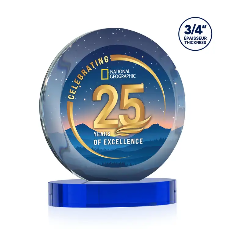 Gibralter Starfire Crystal Award on Alberton Base - Multicolor #7