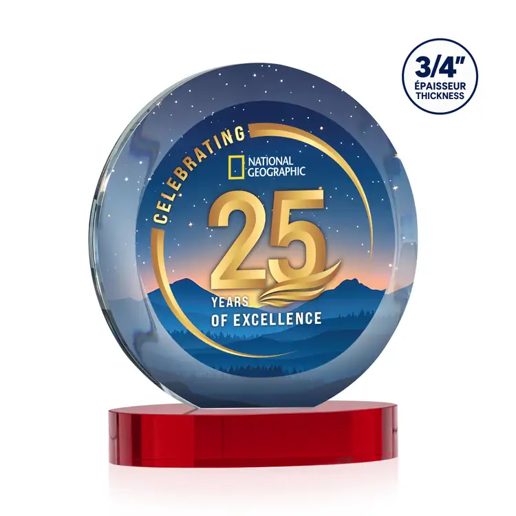 Gibralter Starfire Crystal Award on Alberton Base - Multicolor #8