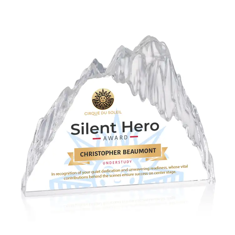 Glacier Optical Crystal Award - Iceberg - Multicolor #2