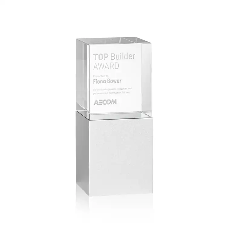 Glencoe Optical Crystal and Aluminum Award #2