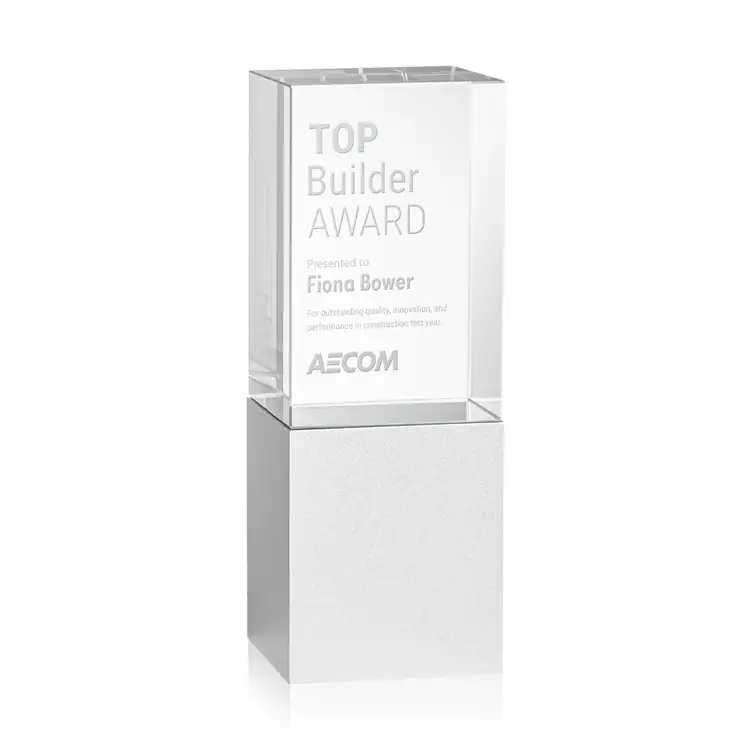 Glencoe Optical Crystal and Aluminum Award #3