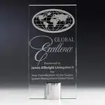 Trophée Global Splendor R.S. Owens en cristal Starfire