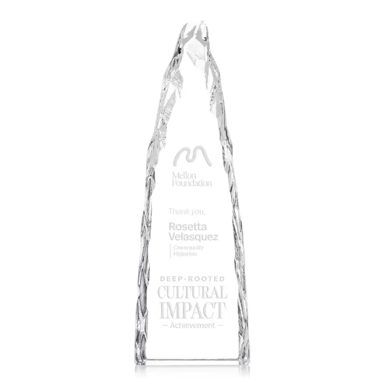Goderich Optical Crystal Iceberg Award - Deep Etch #4
