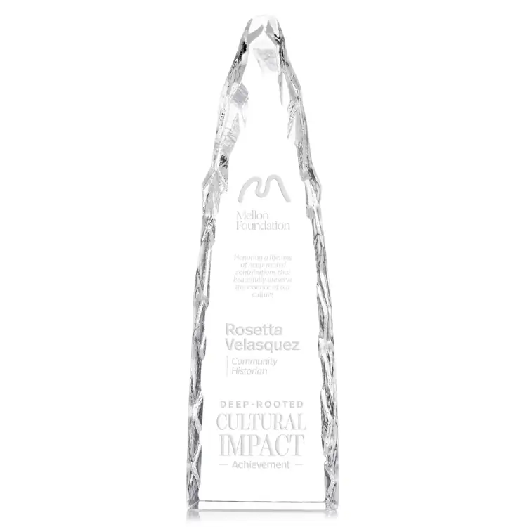 Goderich Optical Crystal Iceberg Award - Deep Etch #5