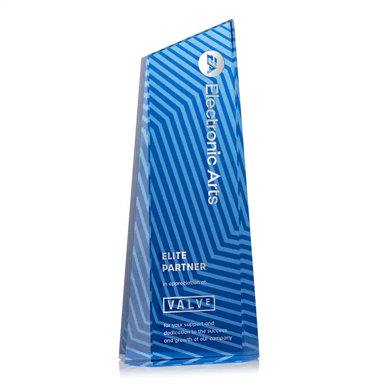 Hallandale Optical Crystal Award - Engraving and Printing #4