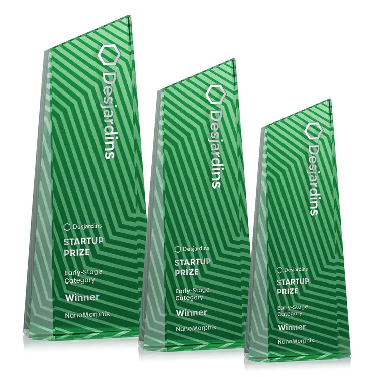 Hallandale Optical Crystal Award - Engraving and Printing