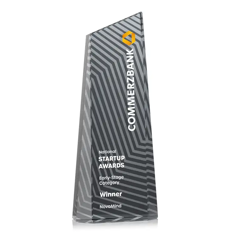 Hallandale Optical Crystal Award - Multicolor #3