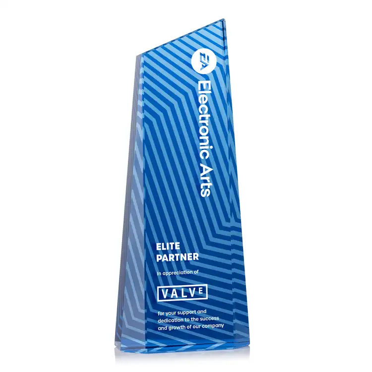 Hallandale Optical Crystal Award - Multicolor #4