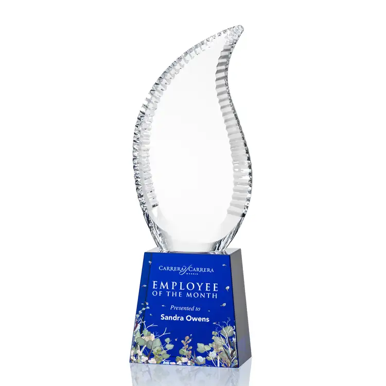 Harmony Flame Optical Crystal Award - Multicolor #3