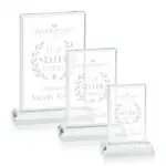 Trophée Harmony en cristal optique - De bureau - Gravure