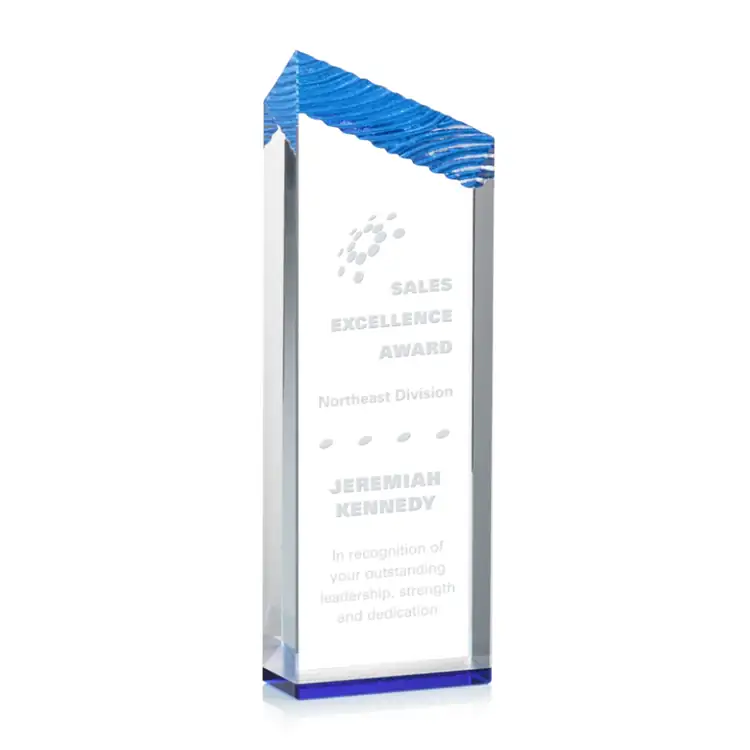 Haverhill Optical Crystal Award - Deep Etch #2